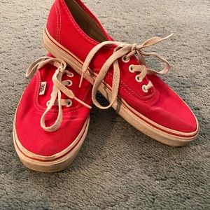 Red Vans